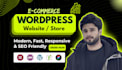 do ecommerce website, wordpress website, online store or website development