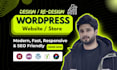 build wordpress website, ecommerce website using elementor, woocommerce