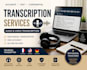 transcribe audio and video professionnally