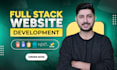 build high converting custom full stack website in react, node js, next js