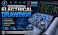 do electrical drawing, autocad drafting, floor plan and house plan design