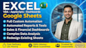 design a professional dashboard in google sheets or excel spreadsheet