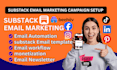 setup substack email newsletter substack  template and substack automation