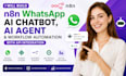 n8n whatsapp chatbot, ai agent and workflow automation with api integration