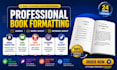 do kindle formatting interior design and book layout for KDP
