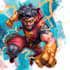 superhero character for comics