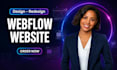 design or develop webflow website, figma to webflow, webflow landing page