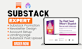 setup substack account substack newsletter design substack publication promotion