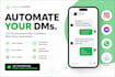 setup manychat automation, manychat chatbot facebook, instagram, whatsapp