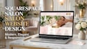design squarespace salon landing page, squarespace design, squarespace redesign