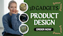 do military grade product design, drone frame structural and vr headset design