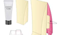 design cosmetic carton insert sleeve packaging template