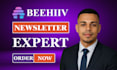 design beehiiv newsletter beehive landing page substack newsletter design