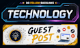 provide permanent tech guest post on high da sites