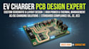 design ev charger circuit, pcb layout and microcontroller based charging system