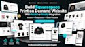 build squarespace print on demand website with printful or printify that convert