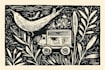 create artistic linocut illustration with fast delivery