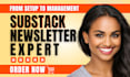 substack setup substack newsletter design substack website