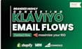 setup advanced klaviyo email marketing flows in shopify