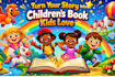 draw children book illustration and children book illustration, kdp picture book
