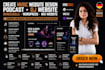 deutsch music website design podcast dj website bandzoggle wordpress wix website