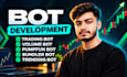 develop custom blockchain, solana, pumpfun, trading bots