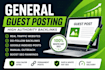 publish guest posts services on high traffic general sites with seo backlinks