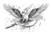 create a anime tatto traditional design