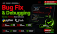 fix bugs in your python or flask web application