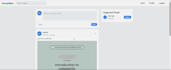 build a mini social network or community web app using django and javascript