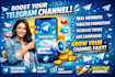 promote telegram channel and telegram ads
