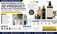 photorealistic 3d product modeling rendering packaging design cgi product design