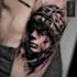 create custom demon tattoo illustration