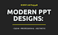 create modern and professional PPT presentations