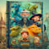 make custom cartoon comic style book cover design