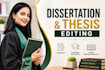edit dissertations theses and capstone projects