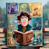 create custom animal cartoon book cover design
