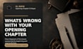 critique and diagnose your first chapter
