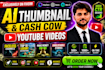 create viral youtube thumbnails and cash cow faceless videos