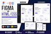 convert figma to responsive HTML CSS website