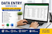 professional data entry, copy paste, and typing services
