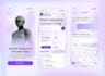 design ai assistant mobile app screenshots design