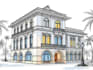 do architecture sketches in high quality