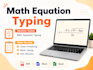 type math equations and notes professionally