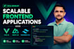 develop scalable frontend web applications using vue js nuxt js and tailwind CSS