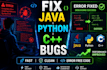 do computer science assigned, java, cpp, python programming tasks