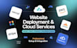deploy website vercel cloudflare aws cloud firebase studio supabase dns domain