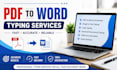 manually convert PDF to word with accurate typing