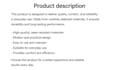 write or translate a text and, or product description