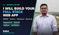 build full stack website, landing page, dashboard